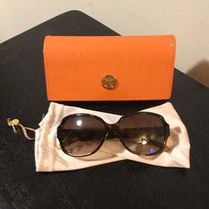 Tory Burch Sunglasses with case. Unworn.